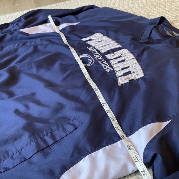 Vtg Penn State University PSU Nittany Lions Jacket Pro Edge Men’s XL Windbreaker - Picture 7 of 9